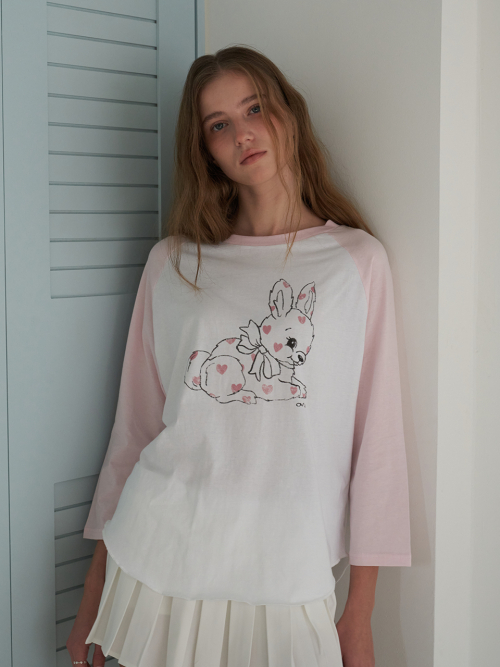 Cozy Mellow Raglan Top_Pink