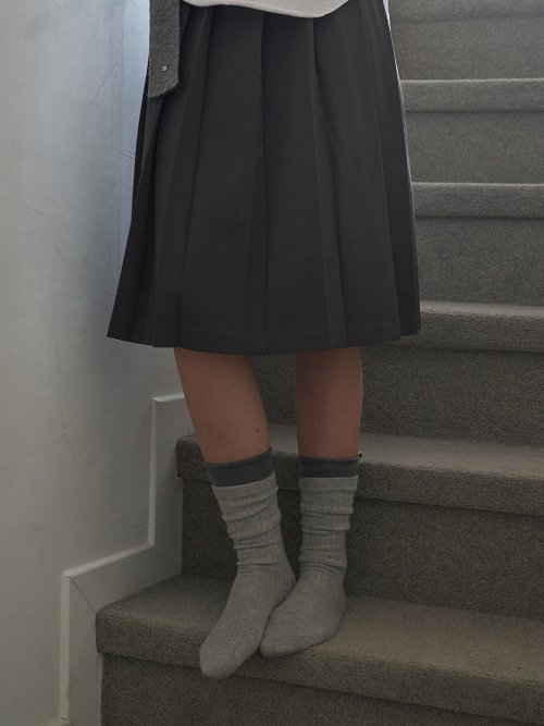 Two-Tone Soft Rib Socks_3 color