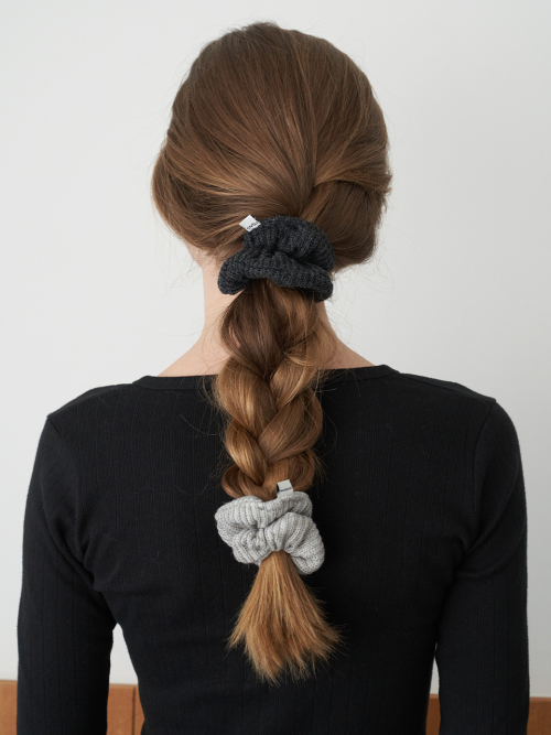Soft Rib Knit Scrunchie_3 color