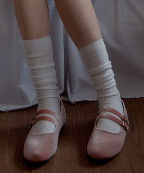 VELVET TWO STRAP MARYJANES_PINK