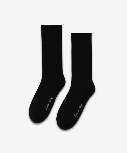 COLLIER BASIC SOCKS_BLACK