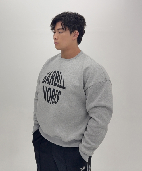 써클 헤비고중량이중지 맨투맨