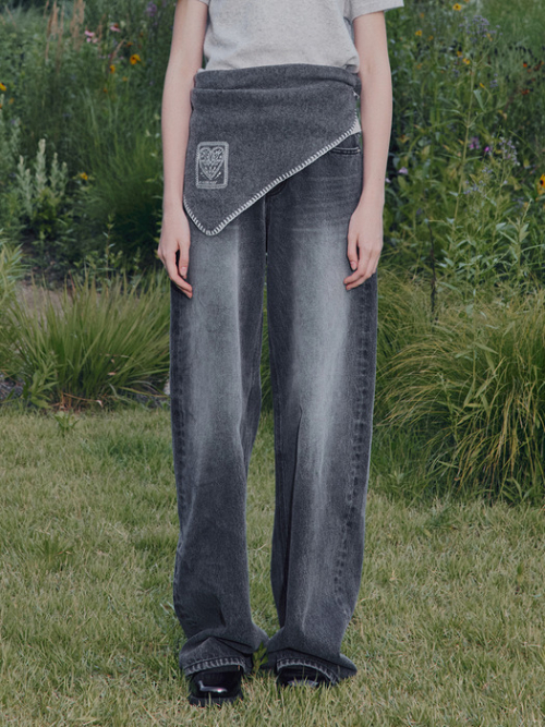 Barrel Denim Pants MU2599DN901M_2color