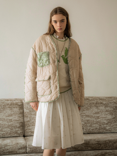 Reversible Paisley pattern Quilted Jacket MU2611PD501V