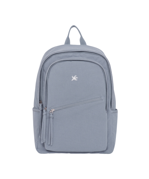 TCM strap layered ripstop backpack (dusty blue)