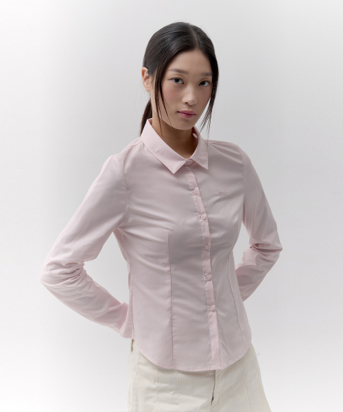 PLAIN SLIM-FIT SHIRT [PIL]