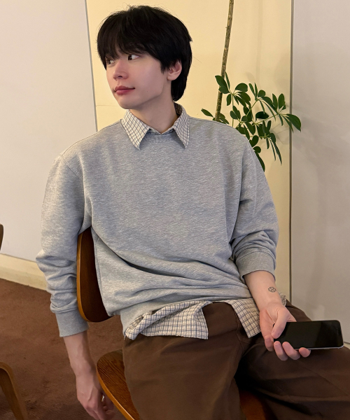 Sweat Overfit Daily Sweatshirt - 3color