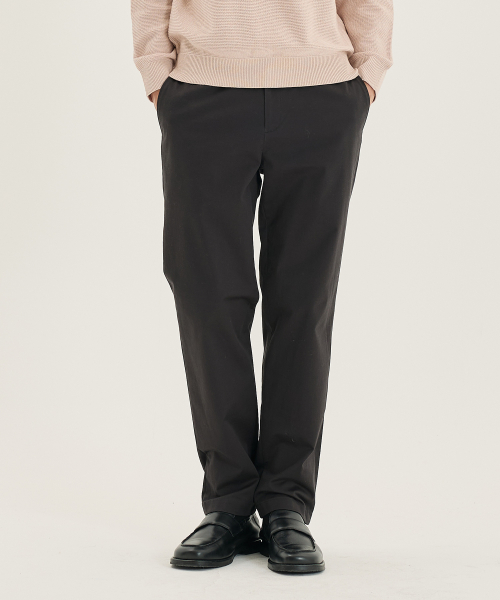 Tapered chino banding pants - 2color