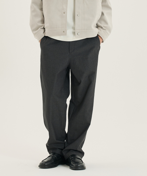 [COUTURE]denim like semi-wide pants