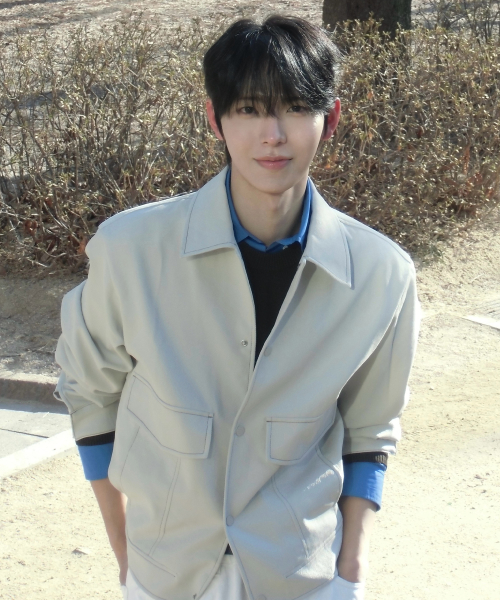 [COUTURE]Twill Tissue Pocket Blue Blouson