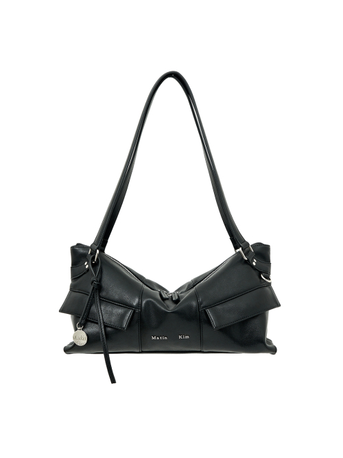 WIDE NEMO SHOULDER BAG IN BLACK