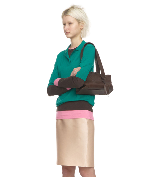 SHELL DUFFEL MINI [POLISH WOOD]