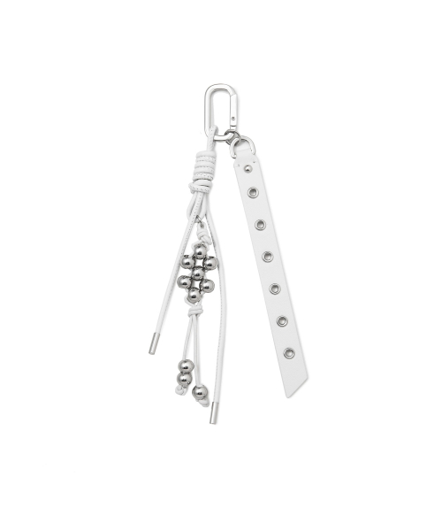 KNOTTY KEY RING [WHITE]