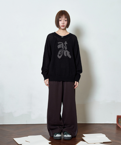 BUNNY TRAINING PANTS / CHARCOAL