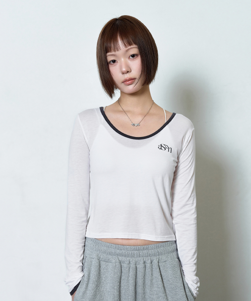 EVE RINGER TEE / WHITE