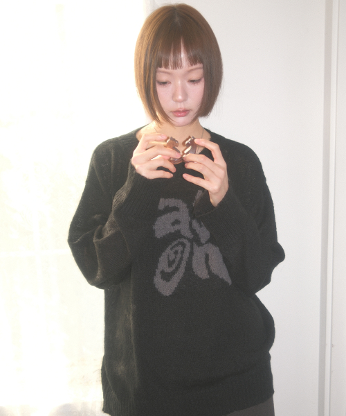 MAZE KNIT / BLACK