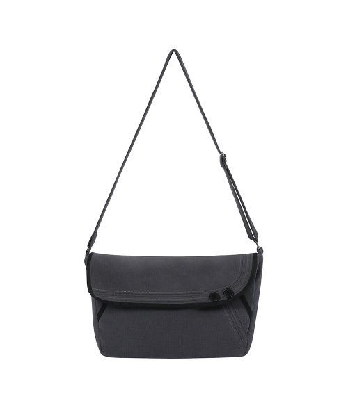 Stitch folding cross bag CHARCOAL