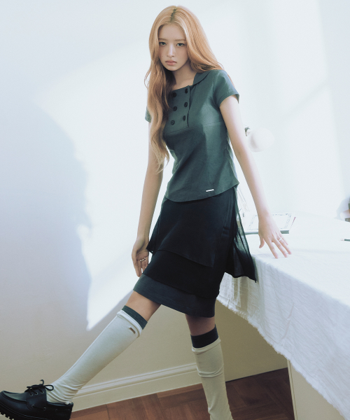 Open toe sheer knee socks GREY