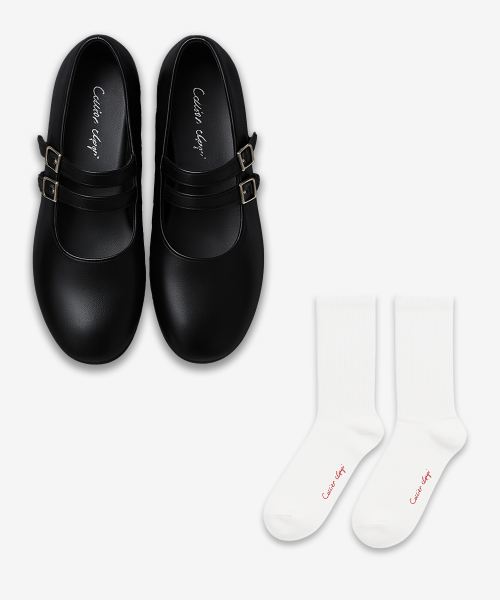 MARYJANES SHOES + SIGNATURE SOCKS SET