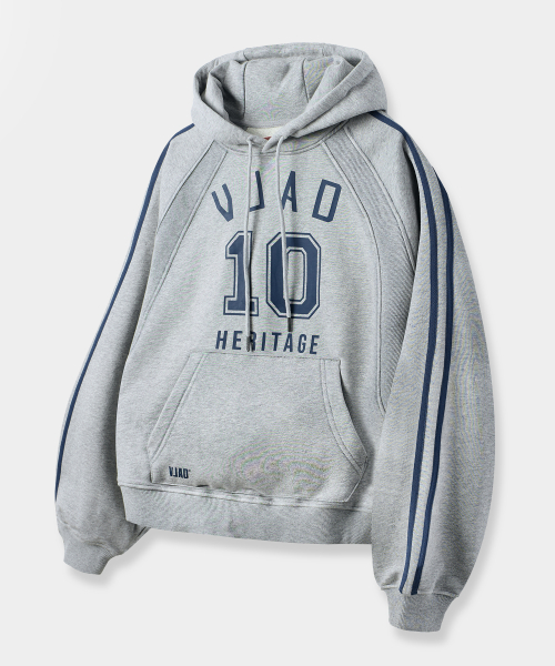 VLAD TURNOVER ARTWORK LOGO RUGBY HOODED SWEATSHIRT