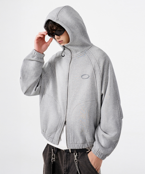 BALACLAVA SLASH HOOD ZIP-UP