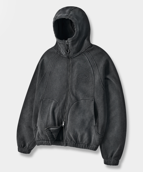 BALACLAVA SLASH HOOD ZIP-UP
