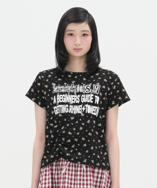Cinched Silhouette Top [Black]