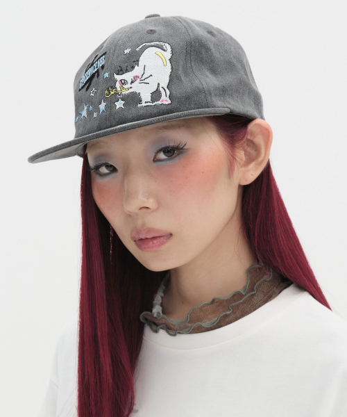 Bubble Cat Cap [Charcoal]