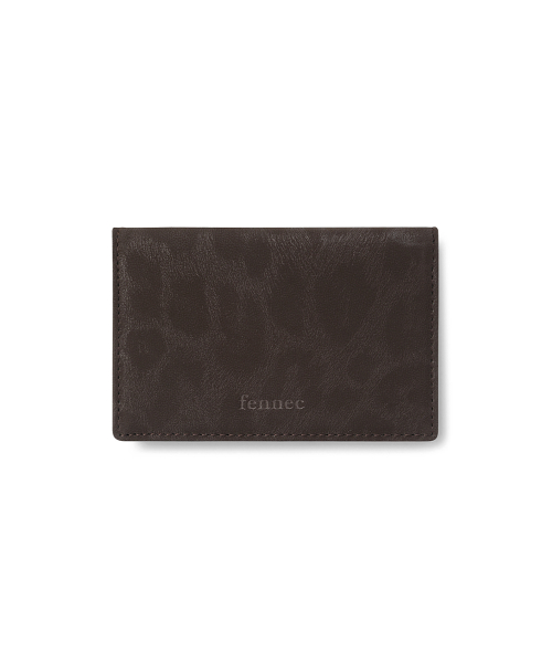 LEO CARD CASE - BROWN