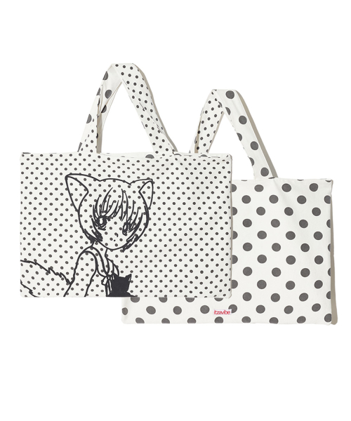 CAT GIRL DOT REVERSIBLE BAG
