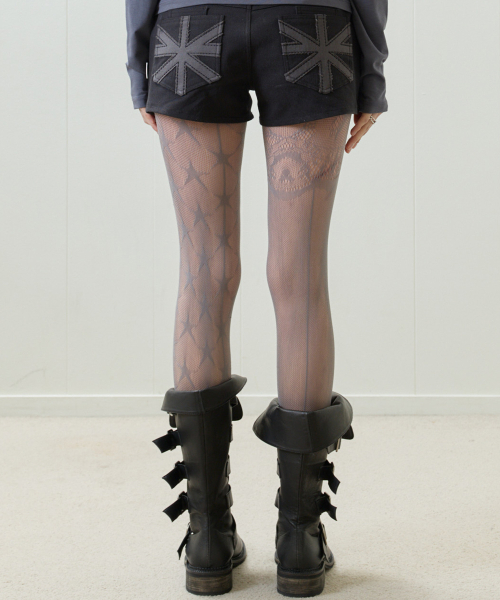 EL POCKET PATCH BELT SHORTS(BLACK)