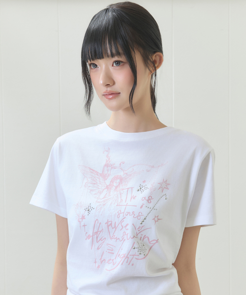EL ANGELIC GRAPHIC TEE(WHITE)