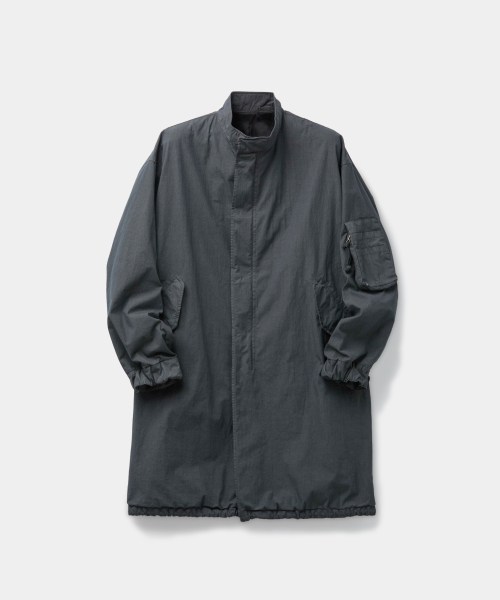 Garment-Dyed Fishtail Parka (Washed Charcoal)