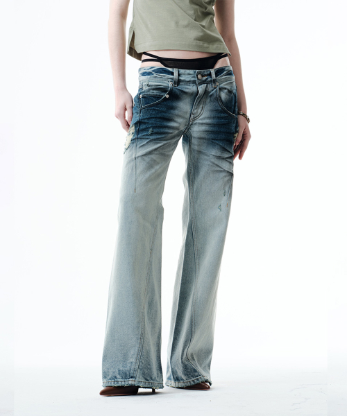 INES JEANS (BLUE)