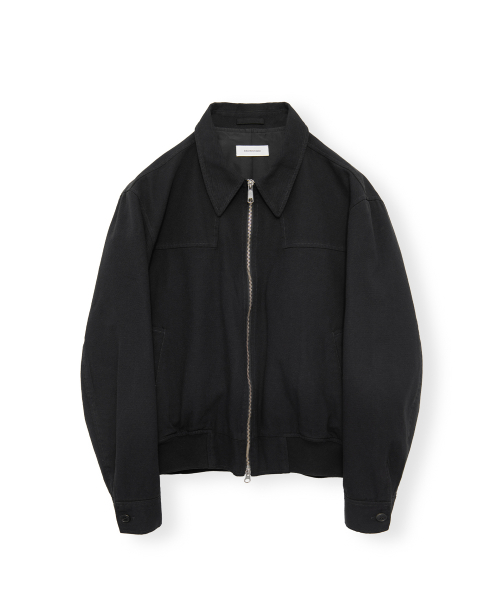 Washed Blouson, Black