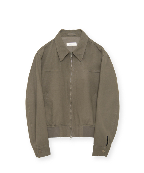 Washed Blouson, Dark Beige