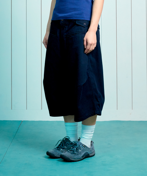 TCM double welt pocket half pants (black)