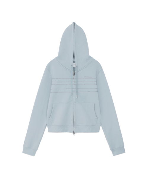 TCM note hooded zip-up (mint)