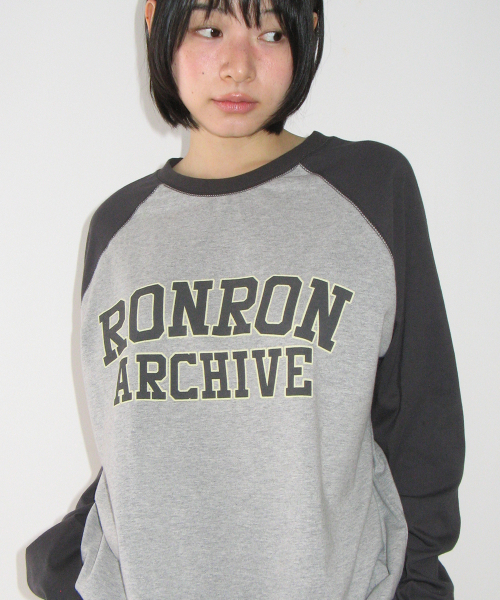 BASIC RR ARCHIVE RAGLAN LONG SLEEVE GREY