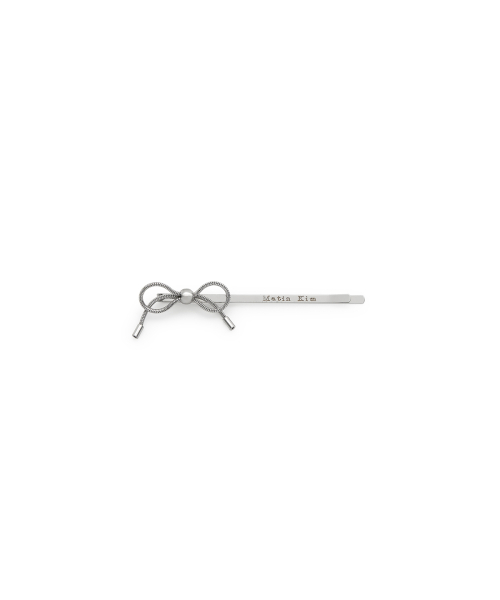 MATIN RIBBON BOBBY PIN SET IN SILVER