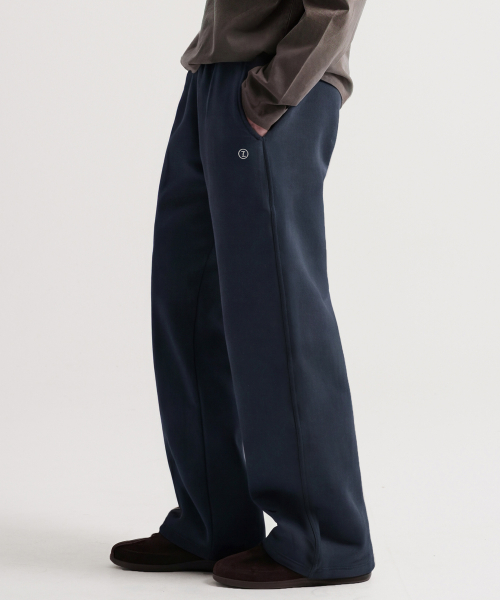 Log Wide Napping Sweatpants Darknavy KJLP2685