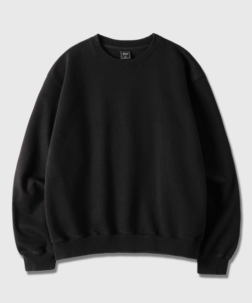 Tact Pigment Sweatshirts Black JUMT2686