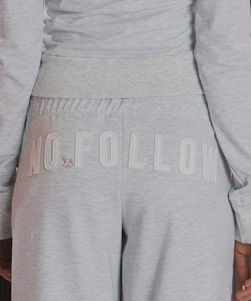 Dorothy Logo Patch Pants (White Melange)