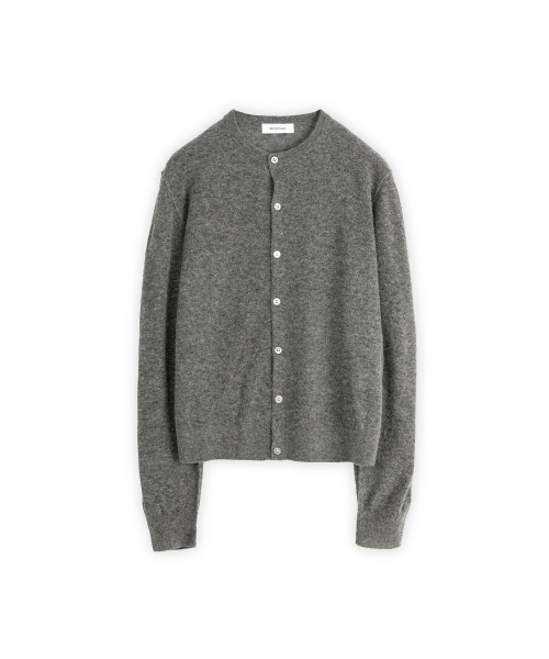 Soft Round Cardigan, Grey