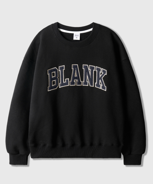 Blank Sweatshirts Black KJMT2689