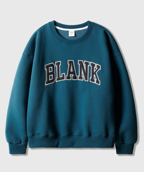 Blank Sweatshirts Tealblue KJMT2689