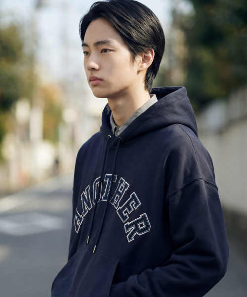 Another Day Hoodie Navy HSHD2688