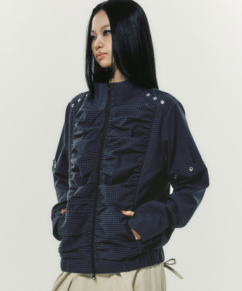 2-WAY BUTTON ARM JK NAVY