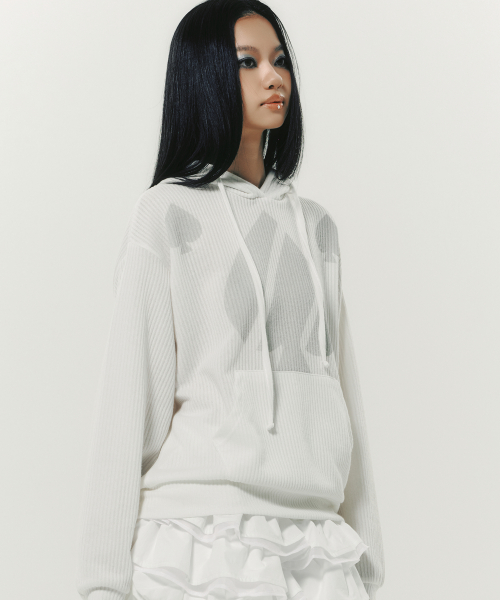 SPACE HOODIE WHITE