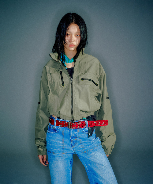 WOMEN ZAKA BOMBER JACKET KHAKI
